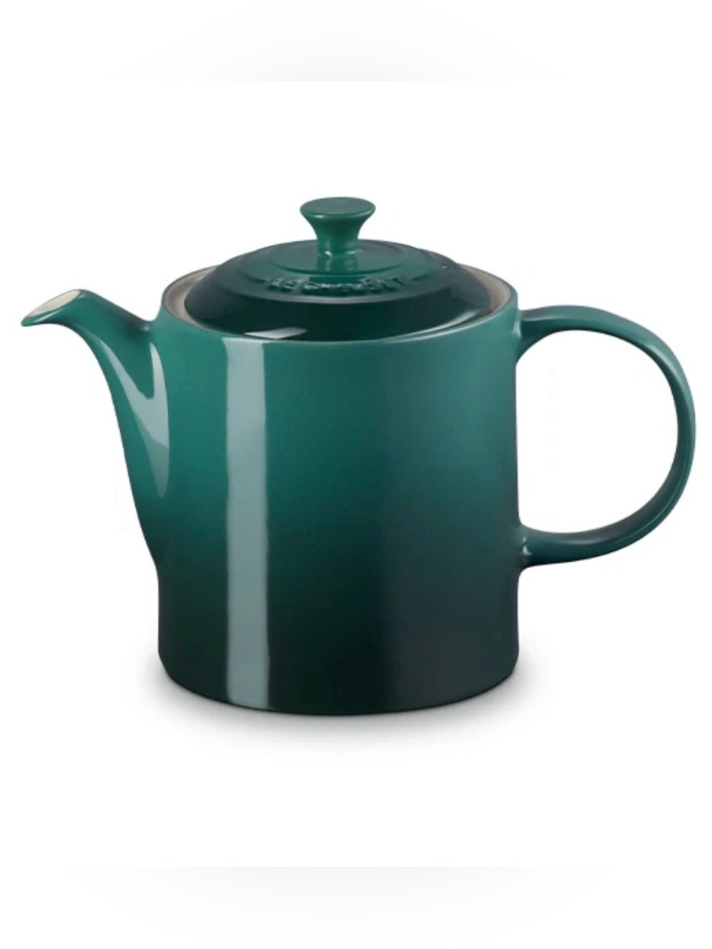 Le Creuset Ceramic Teapot in Artichauk Green new